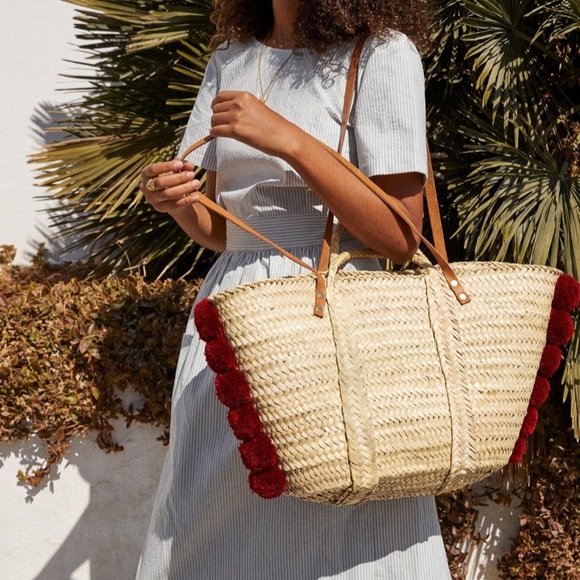 Sezane Handbags - Sezane | Havane basket tote